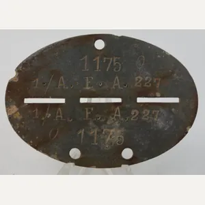 German Erkennungsmarke 1./A.E.A. 227