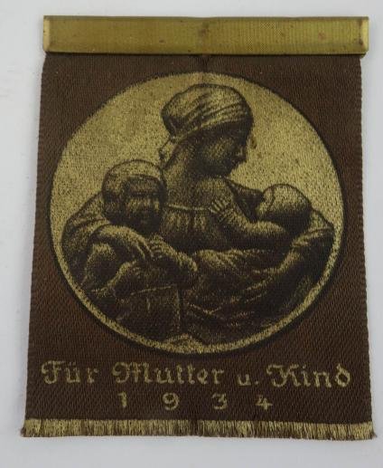 german cloth tinnie ' fur mutter u kind ' — image 2