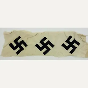 3 German swastika armband very nice condition