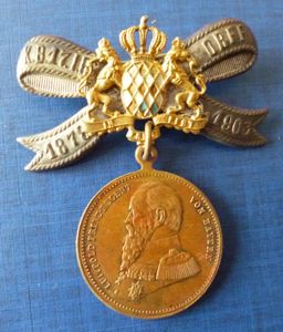 Imperial : German Bavarian 25th Anniversary of The 17th Infantry …