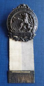 Imperial : German Bavarian Krieger Verein Bedernau Membership Badge dated …