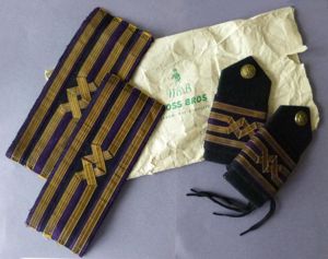 Set of Merchant Navy Chief Engineer Rank Insignia with Original …