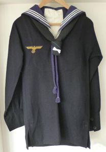 Third Reich : Kriegsmarine Sailors Square-rig Jumper Complete with Separate …