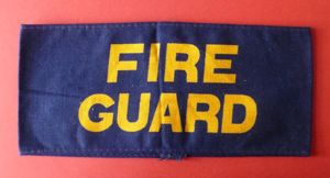 WW2 Air Raid Precautions / Civil Defence 'Fire Guard' printed …