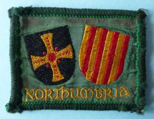 Boy Scouts 'Northumbria' District Arm-badge.