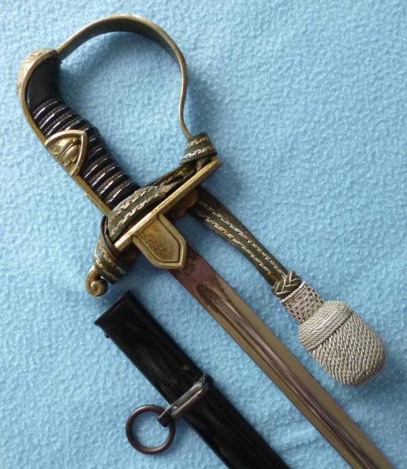 Third Reich : Wehrmacht / Heer (Army) & Waffen-SS 'Prinz Eugen' Pattern Officers' Dress-sabre. — image 2