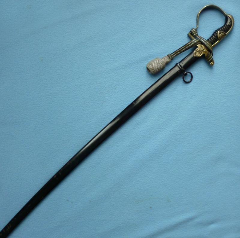 Third Reich : Wehrmacht / Heer (Army) & Waffen-SS 'Prinz Eugen' Pattern Officers' Dress-sabre. — image 3