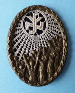 Third Reich : NS-Welfare Organisation (NS-Volkswohlfahrt) NSV Donation-badge.