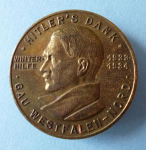 Third Reich : WHW 1933-34 'Hitler's Dank - Gau Westfalen-Nord' …