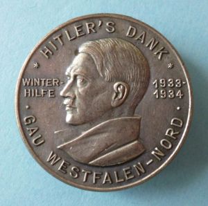 Third Reich : WHW 1933-34 'Hitler's Dank - Gau Westfalen-Nord' …