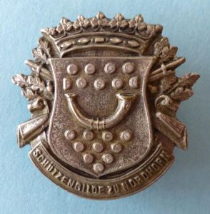 Germany : Membership Badge of the Schützengilde zu Nordhorn.