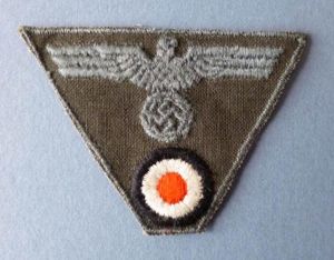 Third Reich : Wehrmacht Heer / Army Machine-embroidered Field-cap Eagle …