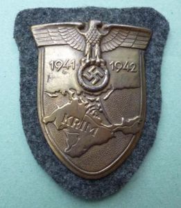 Third Reich : Crimea Battle Shield (Krimschild) 1941/42 on army …