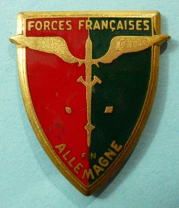 France : French Forces in Germany (Forces Françaises Allemagne) Enamelled …
