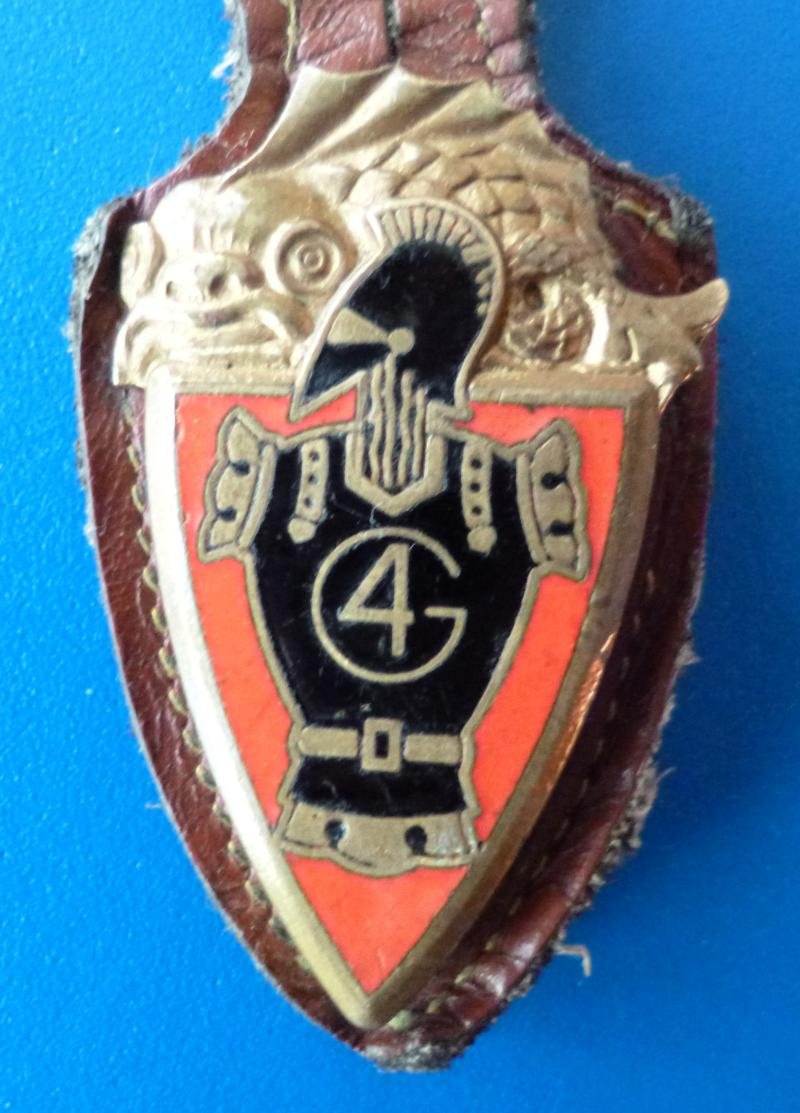 France :  Army 4th Engineer Regiment (4° Régiment du Génie) Enamelled Formation Badge. — image 2