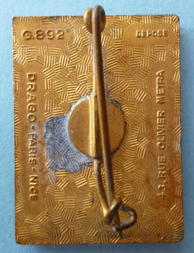 France : Army 40th Signal Regiment (40éme Régiment de Transmissions) Enamelled Formation badge. — image 2