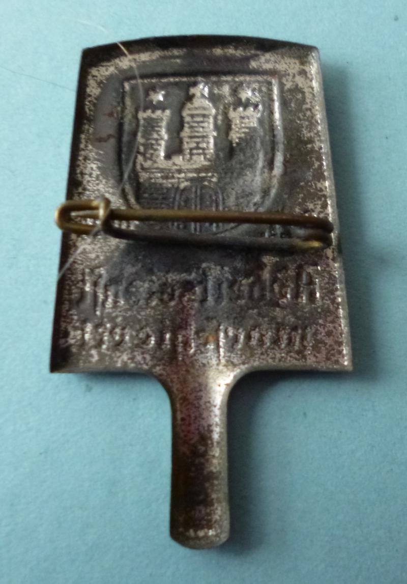 Third Reich : Rally-badge for the  'Arbeitsdienst Marschiert 6-7 10.1934' Parade in Hamburg. — image 2