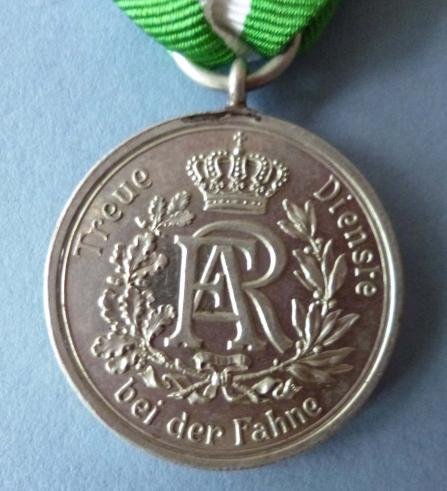 Imperial : Saxony 1913-18 Long Service Medal 3rd Class for 9 years Service. — image 2