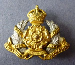 Derbyshire Yeomanry Sweetheart Brooch by J.R.Gaunt of London.
