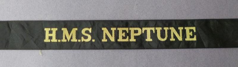 Royal Navy 'HMS Neptune' Ratings Cap-tally. — image 2