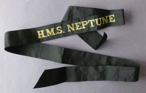 Royal Navy 'HMS Neptune' Ratings Cap-tally.