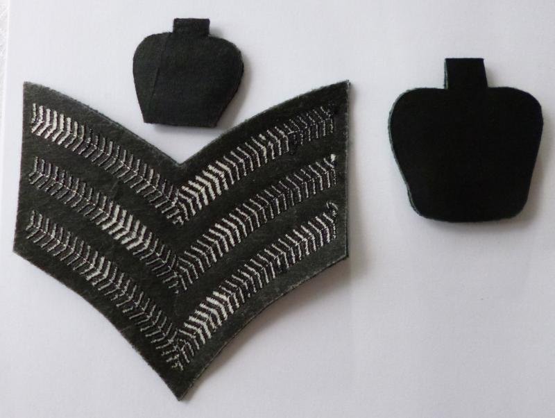 Royal Ghurka Rifles rank badges for C/Sgt and WO2. — image 2