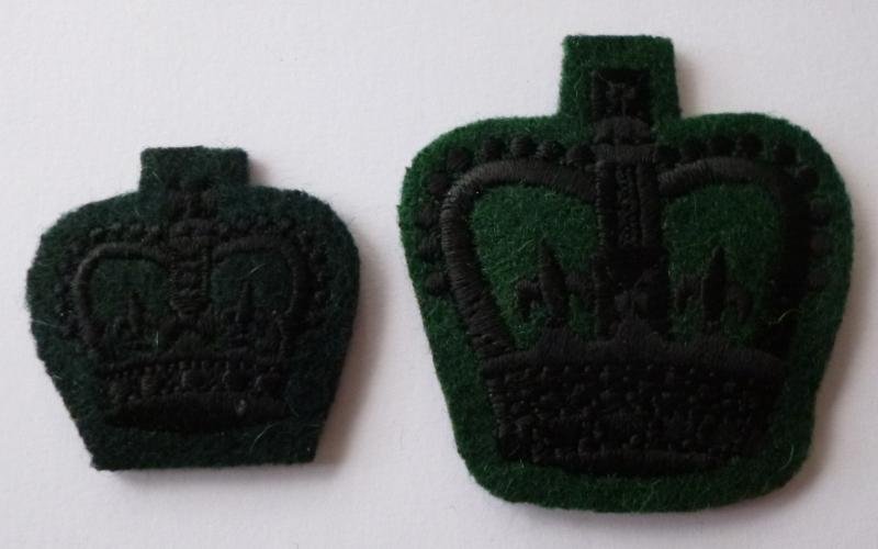 Royal Ghurka Rifles rank badges for C/Sgt and WO2. — image 3