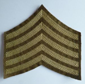 British Army Five Chevron Good-conduct Badge
