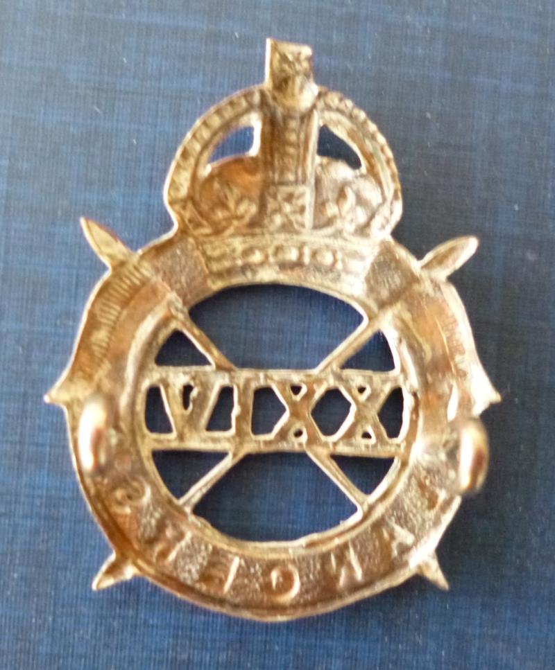 24th Lancers Cap-badge. — image 2