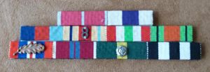 WW2 Set of Medal-ribbon Bars.