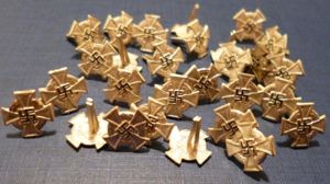 Third Reich : Miniature 25-year Loyal Service Crosses for mounting …