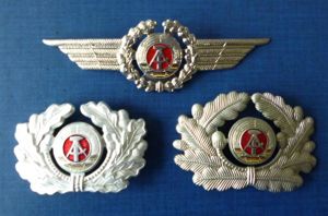 East Germany (DDR) : Group of three East German Metal …