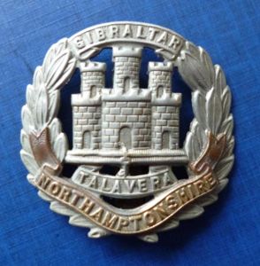 Northamptonshire Regiment Cap-badge.