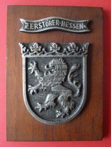 Bundesrepublik : German Bundesmarine Presentation Ship's Wall Plaque for the …