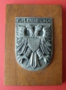 Bundesrepublik : German Bundesmarine Presentation Ship's Wall Plaque for the …