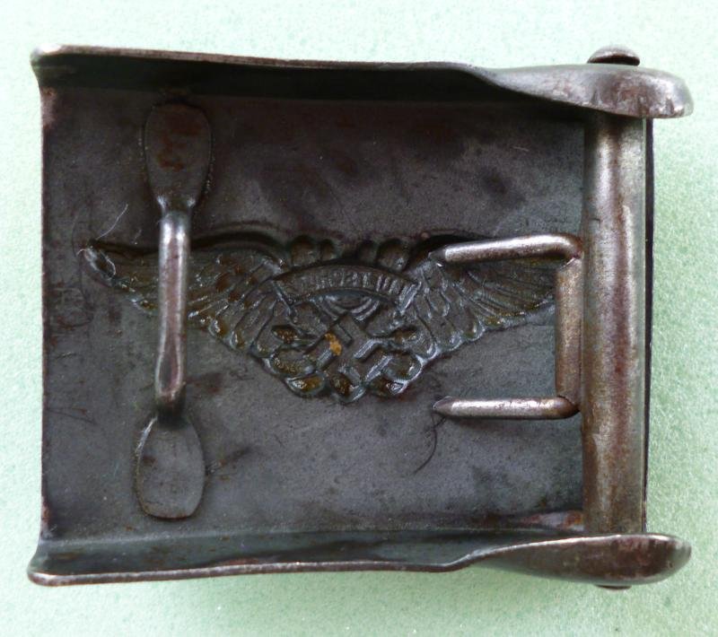 Third Reich : Reichsluftschutzbund (RLB) Other-ranks Service-belt & Buckle. — image 2