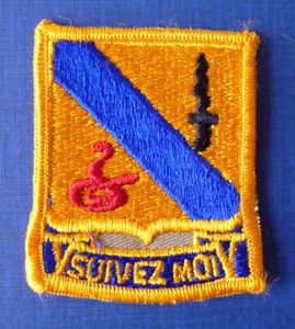 USA : Army 14th Armoured Cavalry Regiment Shoulder-flash.