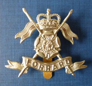 The Queen's Own Yorkshire Yeomanry (Queen's crown) Cap-badge.