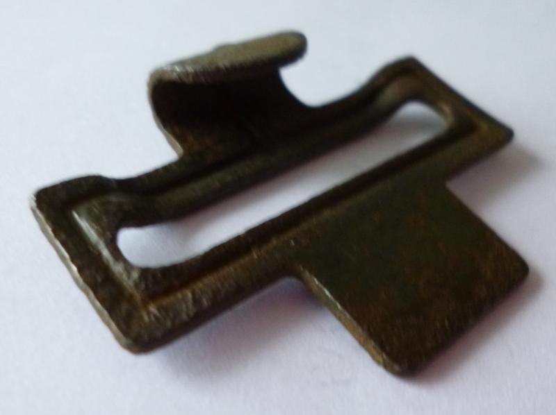 Third Reich : Original Steel Wehrmacht Belt End-hook. — image 3