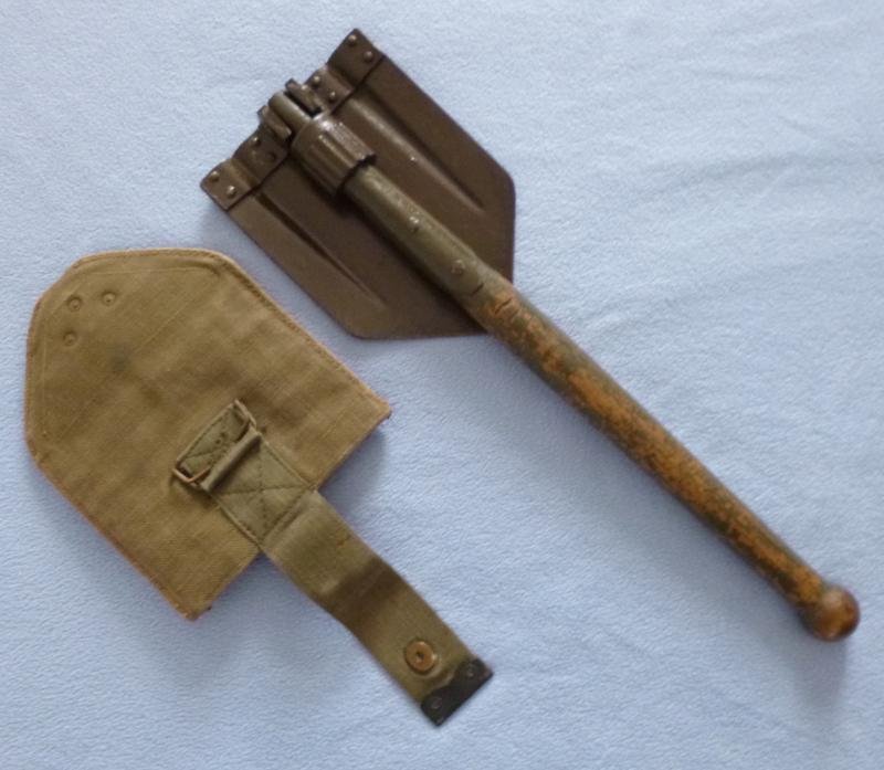 BRD - West German early Bundeswehr Folding Entrenching-tool (Schanzzeug) with Cover. — image 3