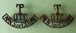 Pair of 'T / OTC / Inns of Court' One-piece …