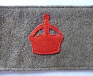1915 Derby Scheme Armband.