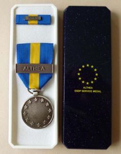 EU : European Security & Defence Policy Service Medal with …