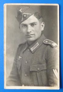 Third Reich : Portrait Postcard Photo of an Army Infantry …