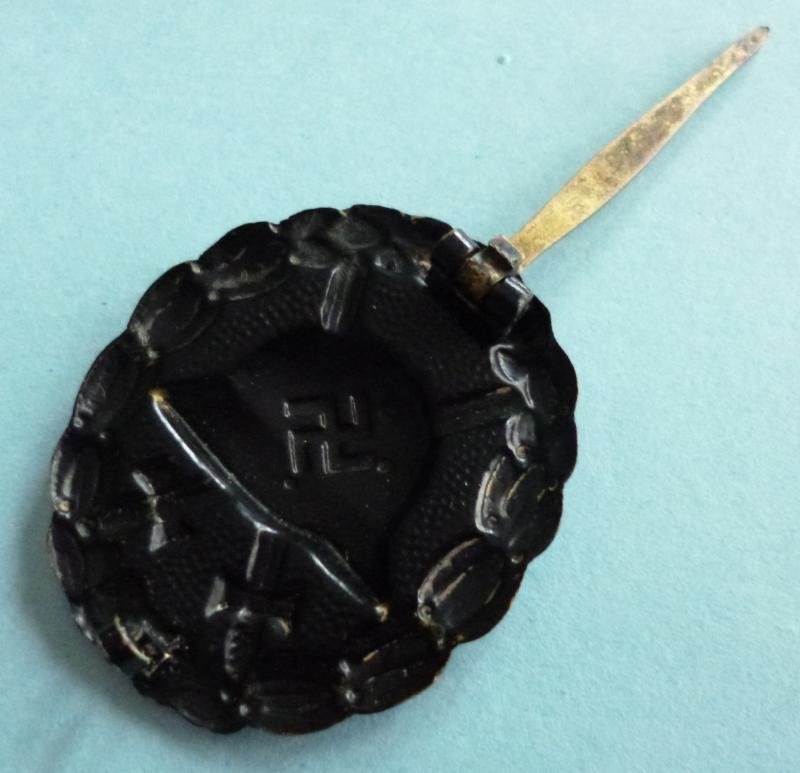 COPY : Third Reich 1939 'Spanish' Wound Badge in Black. — image 3