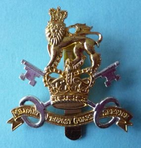 Military Provost Guard Service Cap-badge.