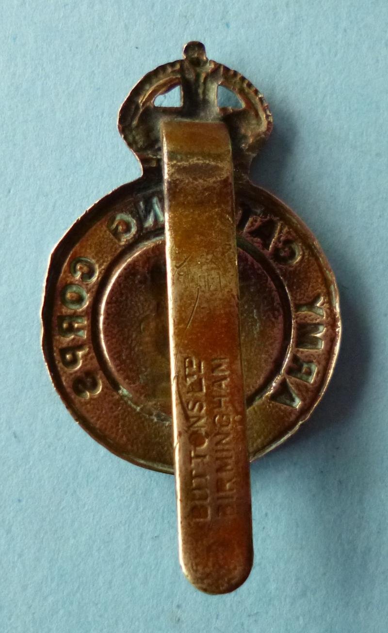 Army Catering Corps (ACC) King's crown Second Pattern Cap-badge. — image 2