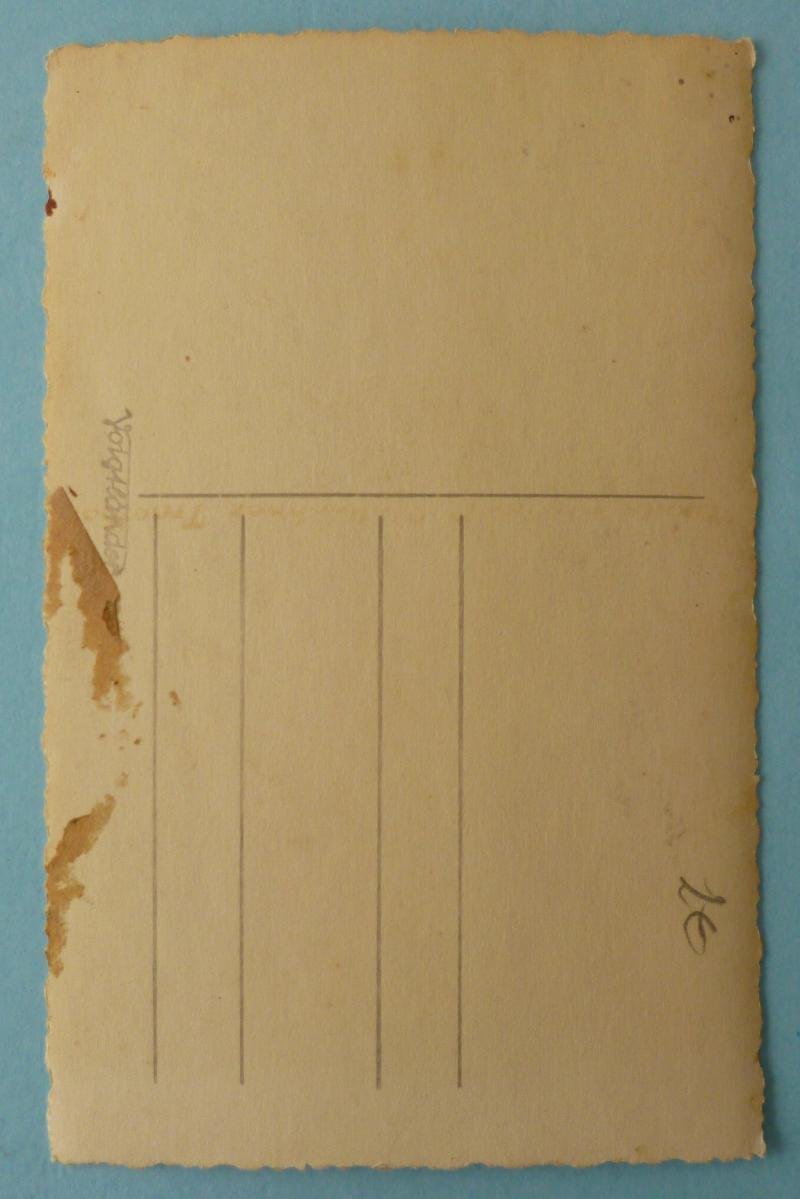 Third Reich : Postcard / Photo of a Luftwaffe Gefreiter Wearing a Fliegerbluse. — image 2