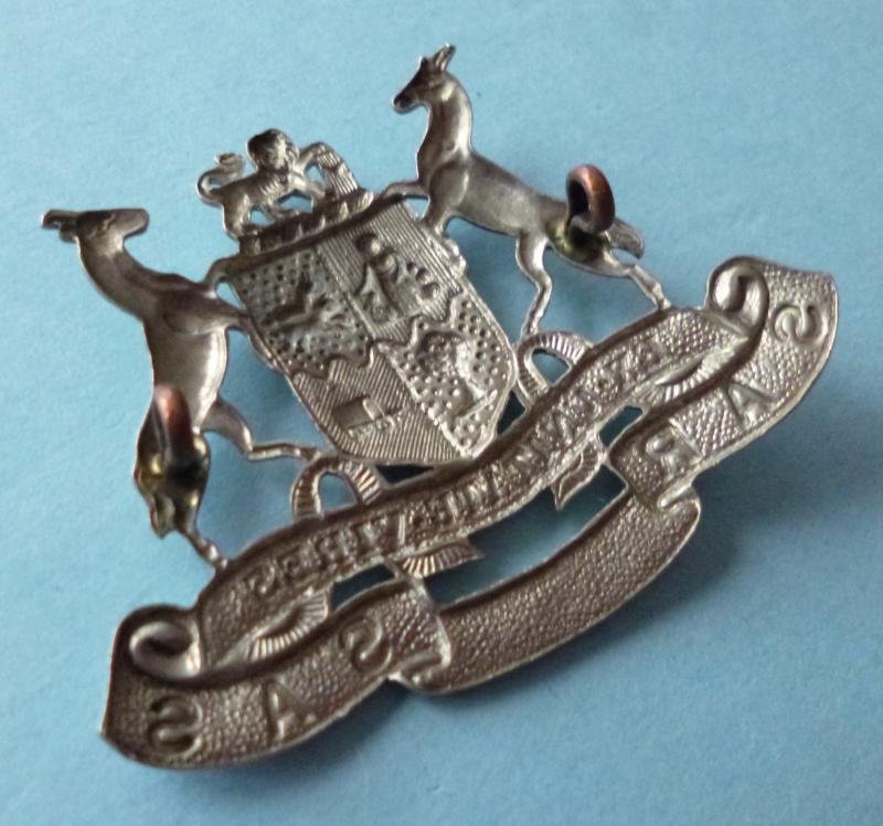 South Africa : Old South African Railways  White-metal Officials Cap-badge. — image 2