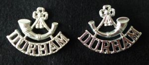 Durham Light Infantry Matched Pair of Staybrite Aluminium 'Durham' / …